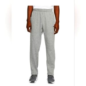 NWOT Nike Dri-Fit Open Hem Training Sweatpants in Dark Grey Heather sz L